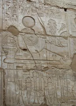 Great temple of karnak, egypt Stock Photos