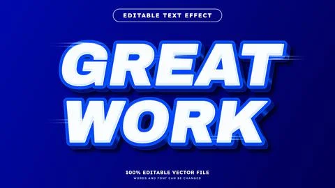 Great text effect template design with 3d style use for business brand and lo イラスト素材