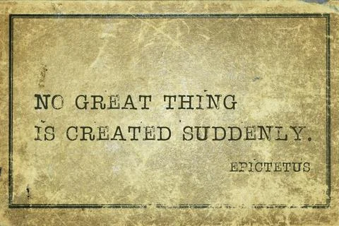 Great thing Epictetus Stock Illustration