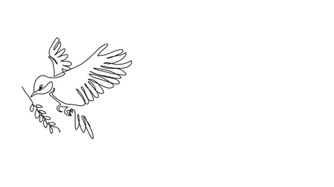 Great tit bird in flight with wheat spikelet, animated illustration. One Stock Footage 300952079