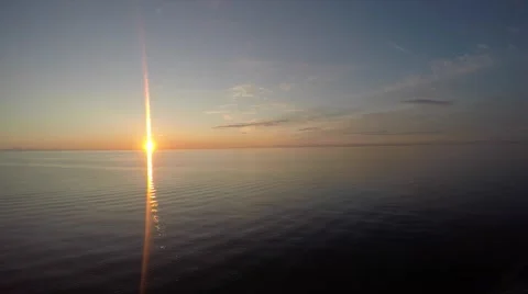 Great video of sunset in 4k Stock Footage 51451054