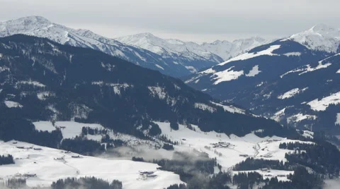Great view of Alps, Kitzbühel Stock Footage 61629681