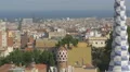 Great view of Barcelona with buildings and the Mediterranean Sea 4k or 4k+ Resolution