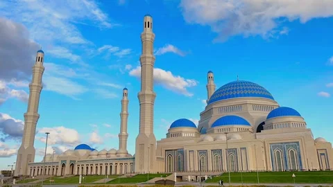 Great view of Bas Meshit Astana Kazakhstan. Stock Footage 249611432