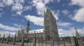 Great view of the Basilica of the National Vow in Ecuador 4k or 4k+ Resolution