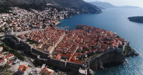 Great view on Dubrovnik Stock Footage 87467427