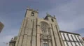 Great view of the facade of Porto Cathedral 4k or 4k+ Resolution
