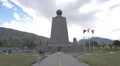 Great view of the Middle of the World Monument 4k or 4k+ Resolution
