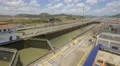 Great view of Miraflores Locks in Panama 4k or 4k+ Resolution