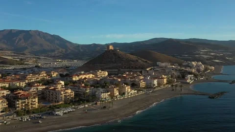 Great View Over Castell De Ferro, Spain Stock Footage 251719638