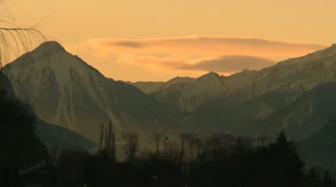 Great View over Vaudoises Alps Video stock 10749972