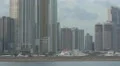 Great view of Panama Bay with buildings on the shore 4k or 4k+ Resolution