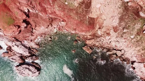 Great view of the sea and rocks Video stock 201629918