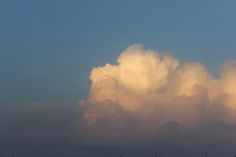 Great view of sky-type clouds during sunset Stock Photos