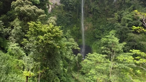 Great view of the waterfall Stock-Footage 229370204