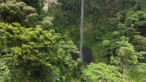 Great view of the waterfall Stock-Footage 229370885