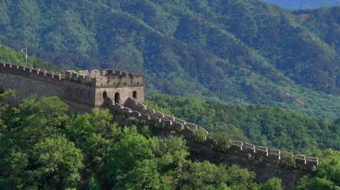 Great Wall of beacon towers 스톡 동영상 65006955