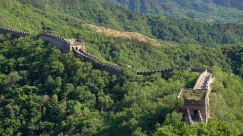 Great Wall in Beijing Stock Footage 65034043