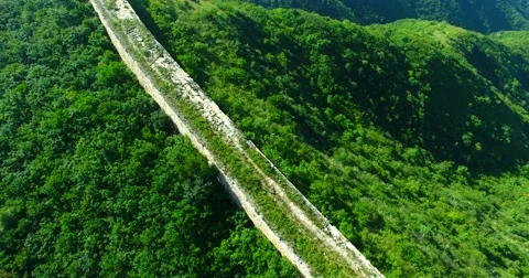 The Great Wall in Beijing west Stock Footage 67488974