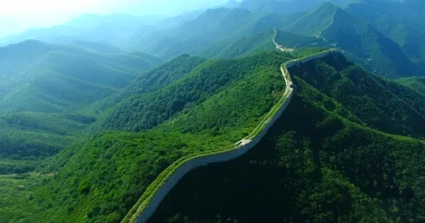 The Great Wall in Beijing west 스톡 동영상 67489066