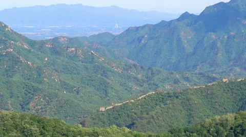 Great Wall with blue sky Stock-Footage 65005360