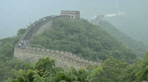 Great Wall of China 5 Stock Footage 329146