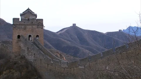 The Great Wall of China and its surroundings Video stock 88834883