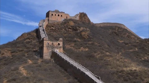 The Great Wall of China and its surroundings Stock Footage 88834974
