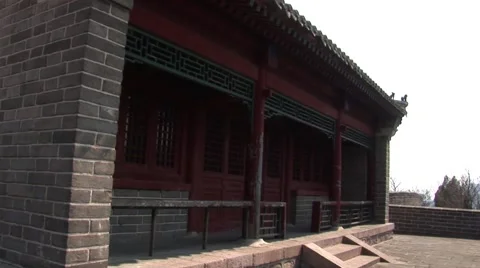 Great Wall of China Building Video stock 49354956