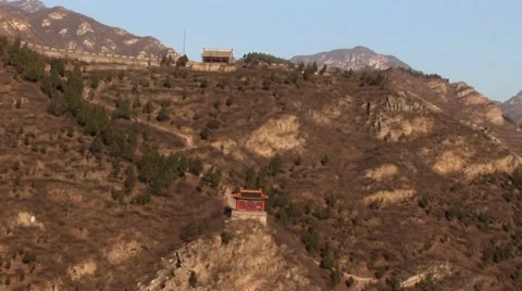 The Great Wall of China Epic Sunset Stock-Footage 49495964