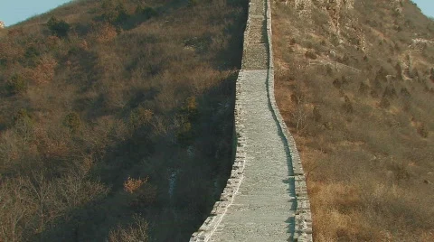 Great Wall of China Stock Footage