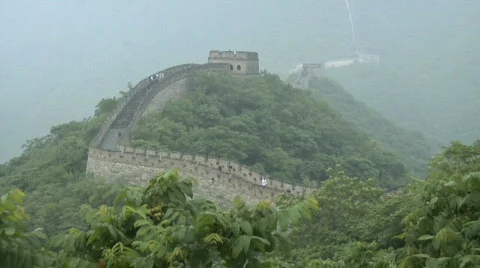 Great Wall of China  Stock Footage 329137