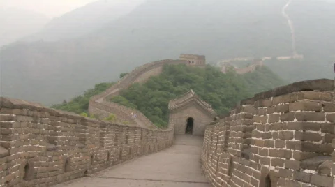 Great wall of china  Stock Footage 590140