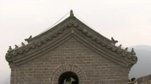 Great Wall  of china Stock Footage 591336
