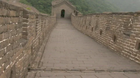 Great Wall of china  Stock Footage 591369