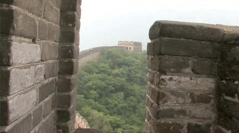 Great Wall  of china Stock Footage 591441