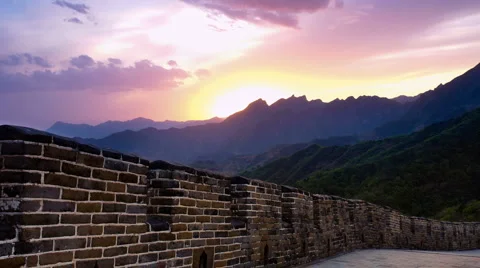 Great wall of China Stock Footage 6717741