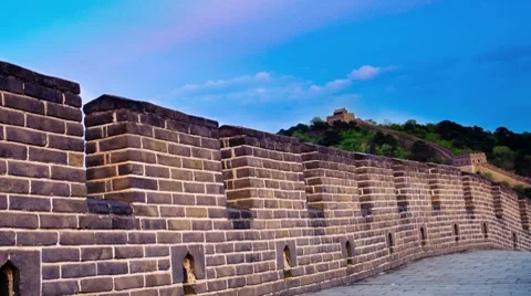 Great wall of China Video stock 8663814