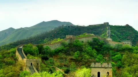Great wall of China Video stock 11059973