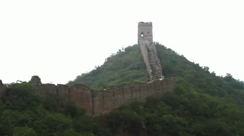 Great wall OF CHINA Stock Footage 12466965