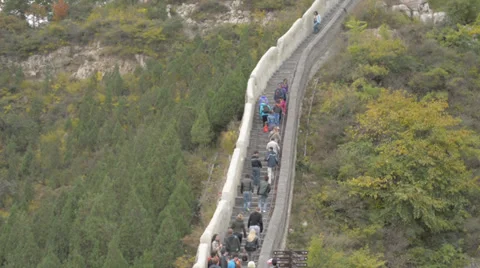 Great Wall of China Stock Footage 32328676