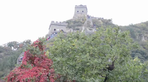 Great Wall of China Stock Footage 32329360