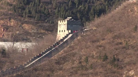 Great Wall of China 스톡 동영상 42012690