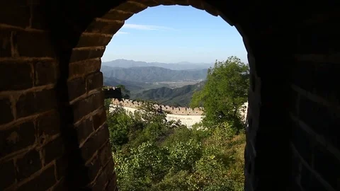 Great Wall of China Stock Footage 70742989