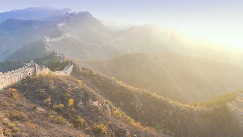 The Great Wall of China Vídeo Stock 122132347
