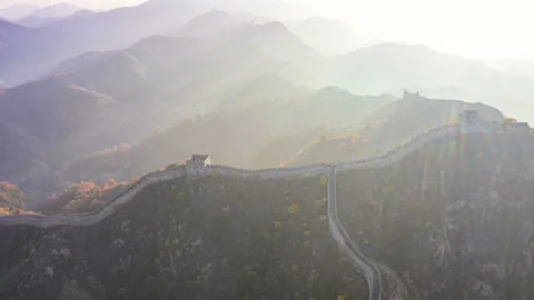 The Great Wall of China 動画素材 122988116