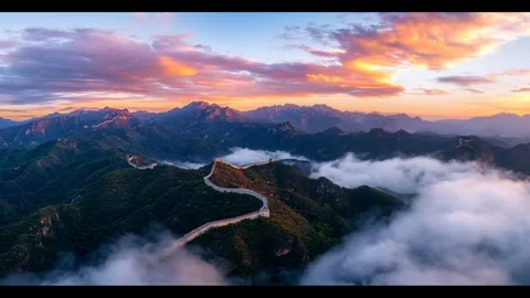 The Great Wall Of China Stock Footage 297938187