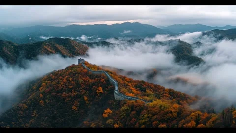 The Great Wall Of China Stock Footage 297938331