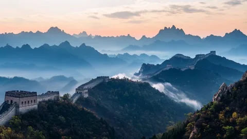 The Great Wall Of China Stock Footage 297953583