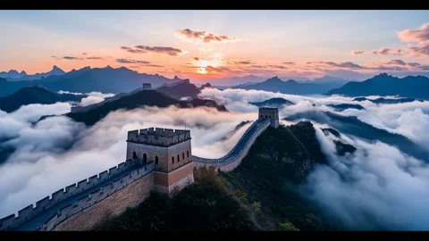 The Great Wall Of China Stock Footage 297953588